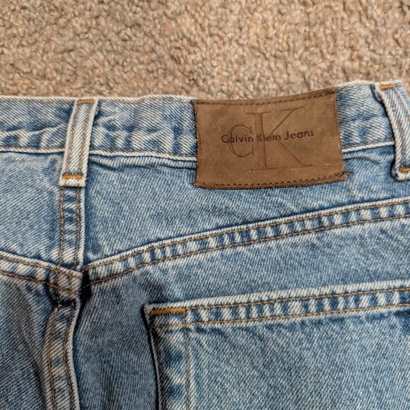 Vintage Calvin Klein Mom Jeans Double Stonewash High Rise 28x30 Classic 90s Y2K - Picture 13 of 14